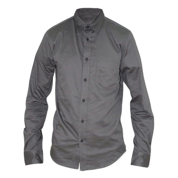 Men’s Long Sleeve Grey Shirt – L
