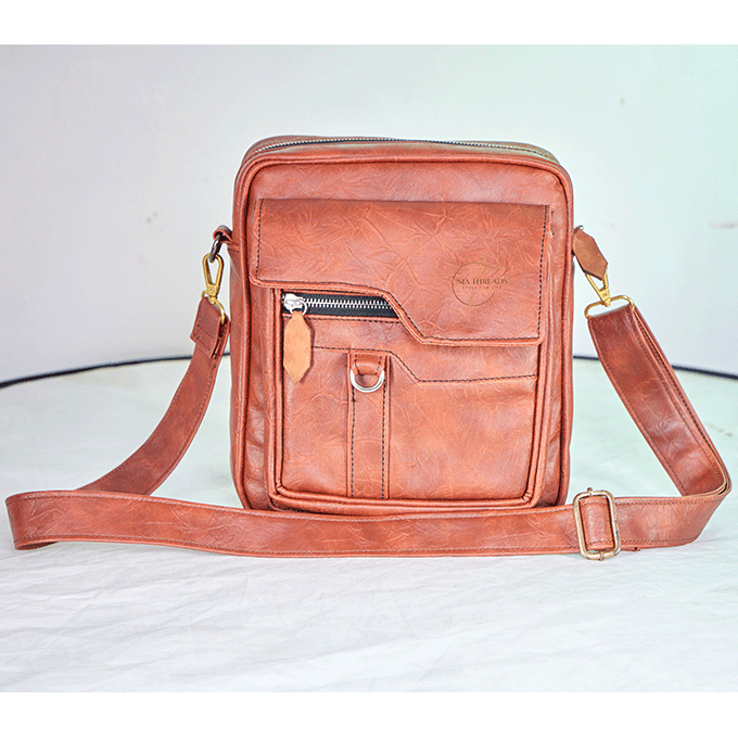 Brown Leather Sholder Bag